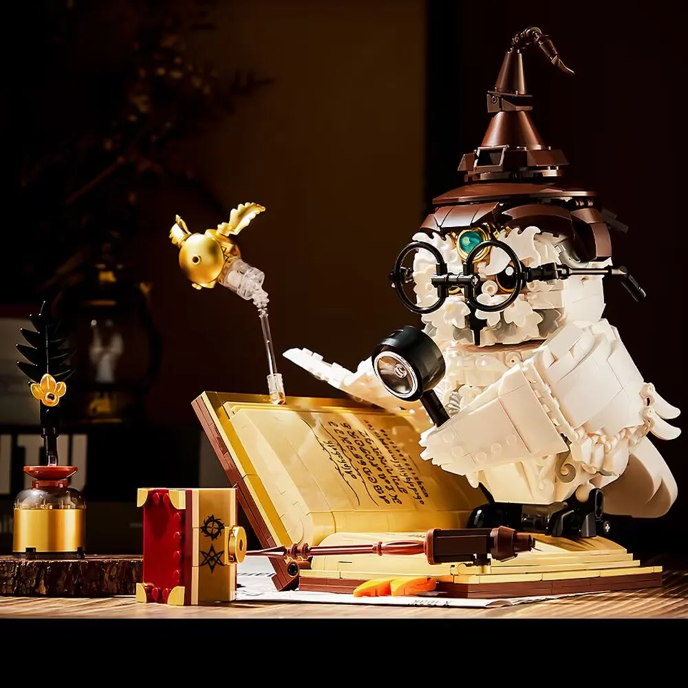 creative expert Ideas Owl series moc Building Block bricks Magical World model toy harry kids gifts Christmas 1162pcs creative expert Ideas Owl series moc Building Block bricks Magical World model toy harry kids gifts Christmas 1162pcs