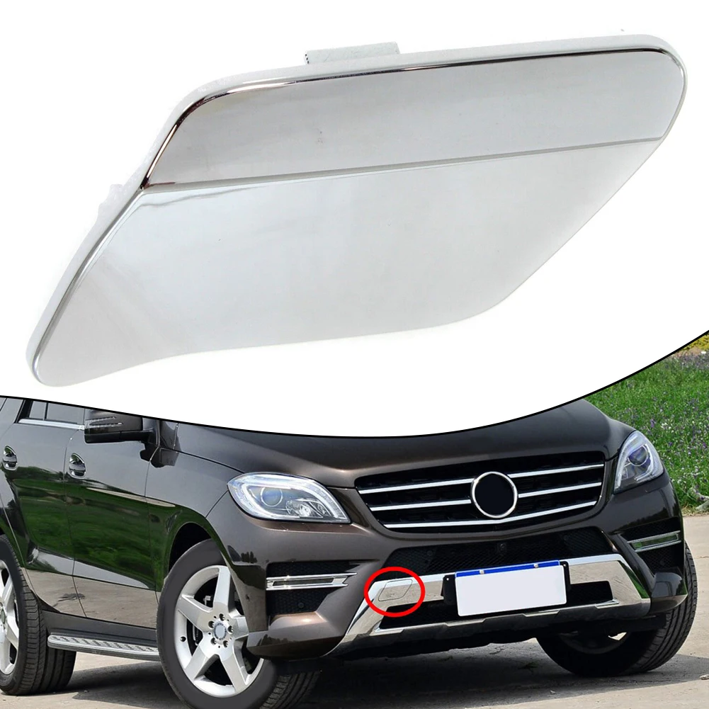

Front Bumper Tow Hook Eye Cover Chrome For Mercedes W166 ML350 ML500 2012-2015 2024 Hot Sale Brand New And High Quality