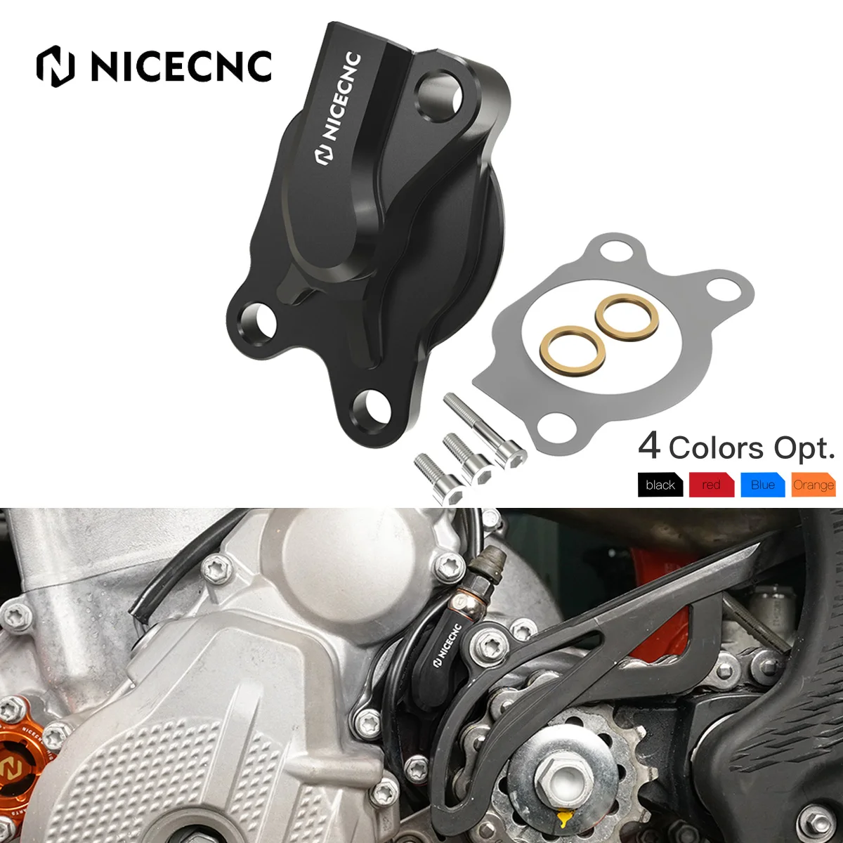 

NiceCNC For GasGas EC300 EC EX 250 300 MC125 MC250 ECF EXF MCF 250 350 MC85 2021 2022 2023 Clutch Slave Cylinder Guard Cover