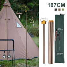 Camping Lantern Stand Collapsible 74" Aluminum Alloy Camping Light Pole with Stake Dual Foldable Hanger Fishing Camping Hiking
Camping Lantern Stand Collapsible 74" Aluminum Alloy Camping Light Pole with Stake Dual Foldable Hanger Fishing Camping Hiking