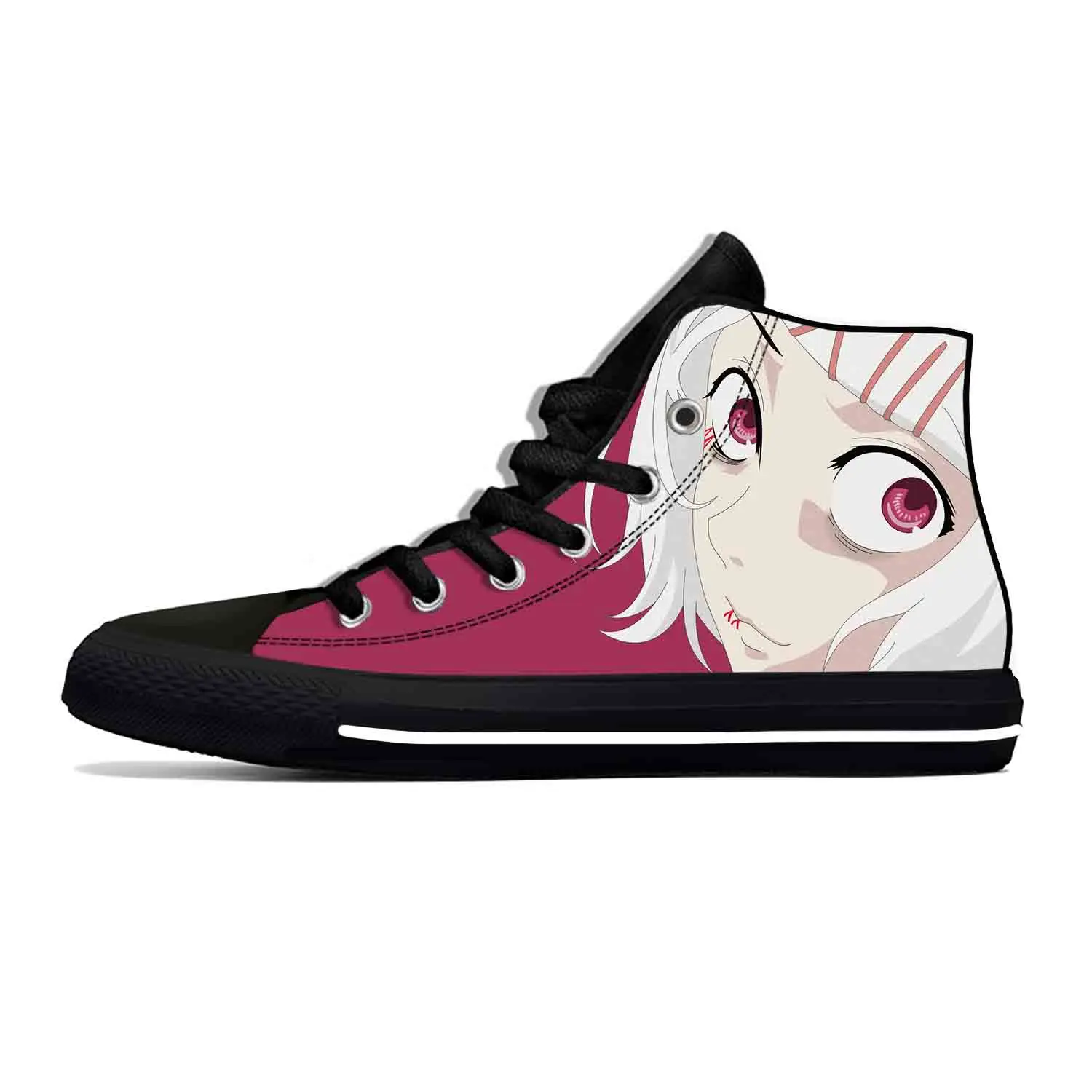 Japanese Anime Cartoon Tokyo Ghoul Suzuya Juuzou Casual Cloth Shoes High Top Lightweight Breathable 3D Print Men Women Sneakers
Japanese Anime Cartoon Tokyo Ghoul Suzuya Juuzou Casual Cloth Shoes High Top Lightweight Breathable 3D Print Men Women Sneakers