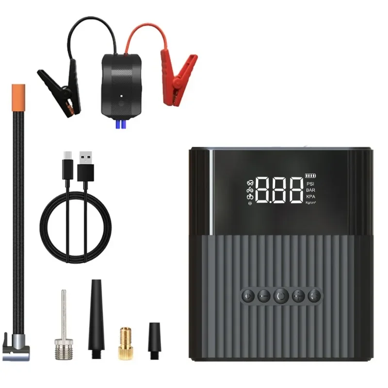 Nexest 8800 Mah Car Jump Starter Portable Big Cylinder Car Tyre Air Inflator Tire Inflator with Led Light
Nexest 8800 Mah Car Jump Starter Portable Big Cylinder Car Tyre Air Inflator Tire Inflator with Led Light