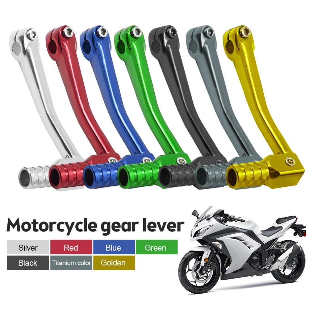 Universal Motorcycle Gear Lever Aluminum Motorcycle CNC Motorcycle Folding Shift Lever Motorcycle Accessories 10mm Diameter
Universal Motorcycle Gear Lever Aluminum Motorcycle CNC Motorcycle Folding Shift Lever Motorcycle Accessories 10mm Diameter