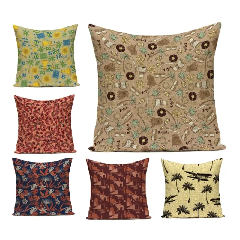Vintage Retro Pillow Cover Plant Print Cushion Cover Autumn Natural Fashion Classic Pillowcase 45x45cm Home Sofa Decor F1019
Vintage Retro Pillow Cover Plant Print Cushion Cover Autumn Natural Fashion Classic Pillowcase 45x45cm Home Sofa Decor F1019