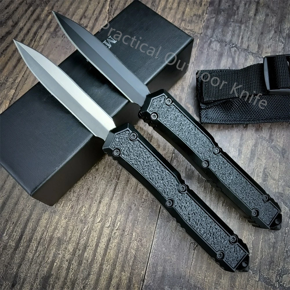 

Micro MAKORA III OTF AU.TO Tactical Knife 440C Blade Aluminum Alloy Handle Outdoor Pocket Sharp Knives Camping Hunting EDC Tool