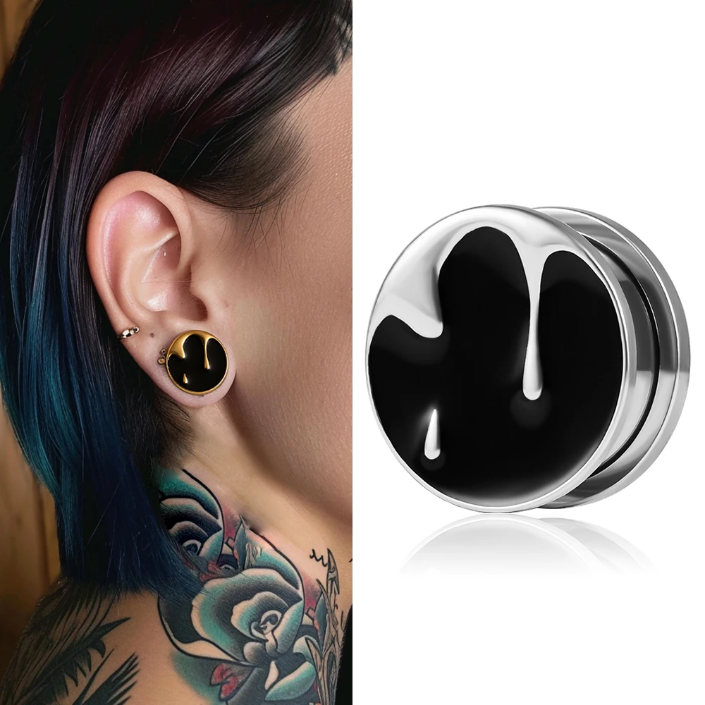 Doearko 2Pcs Cool Ear Expander Water Drop Ear Plugs Gauges for EarsStainless Steel Ear Gauges Stretching Tunnels Body Jewelry
Doearko 2Pcs Cool Ear Expander Water Drop Ear Plugs Gauges for EarsStainless Steel Ear Gauges Stretching Tunnels Body Jewelry
