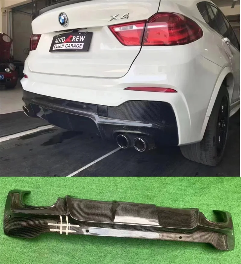 For BMW X4 F26 2014-2017 High Quality Real Carbon Fiber Rear Diffuser Kit Lip Spoiler Refits Splitters
For BMW X4 F26 2014-2017 High Quality Real Carbon Fiber Rear Diffuser Kit Lip Spoiler Refits Splitters