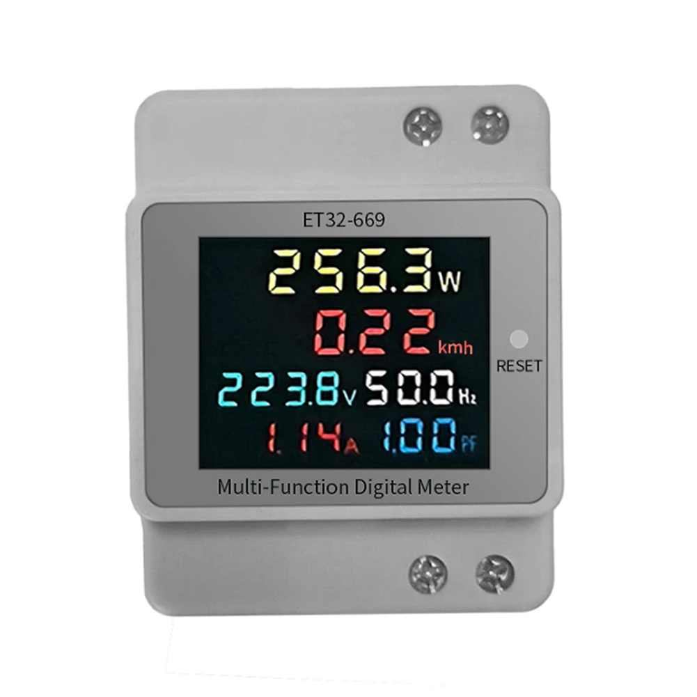 Single-phase Kilowatt-hour Meter AC 220V 100A Voltage Current Power Factor Active 0-99999 KWH Electric Energy Frequency Meter
Single-phase Kilowatt-hour Meter AC 220V 100A Voltage Current Power Factor Active 0-99999 KWH Electric Energy Frequency Meter