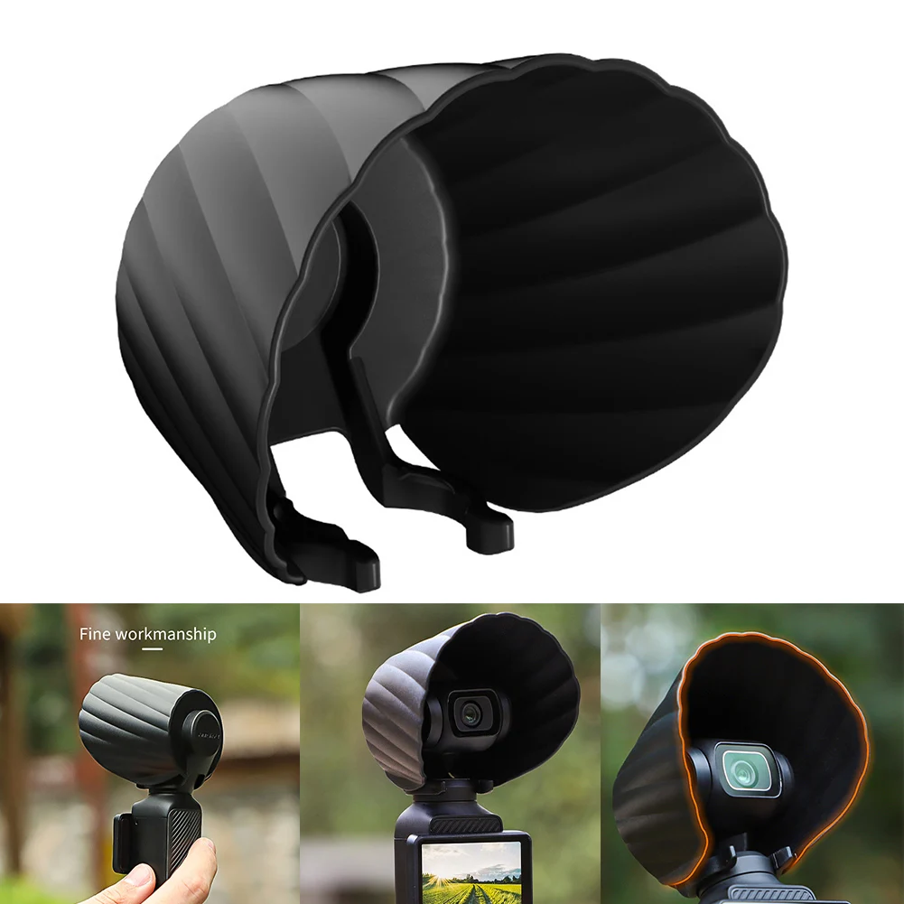 Lens Sun Hood Prevent Glare Lens Protective Cap Light Blocking Lens Hood Cover Guard Camera Accessories For DJI OsmoPocket 3
Lens Sun Hood Prevent Glare Lens Protective Cap Light Blocking Lens Hood Cover Guard Camera Accessories For DJI OsmoPocket 3