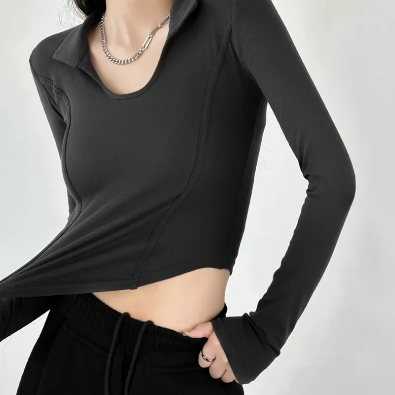 Long Sleeve T-shirt for Women 2023 New U-neck Solid Color Women Top Spring and Autumn Slim Women Clothing Street T-shirts
Long Sleeve T-shirt for Women 2023 New U-neck Solid Color Women Top Spring and Autumn Slim Women Clothing Street T-shirts