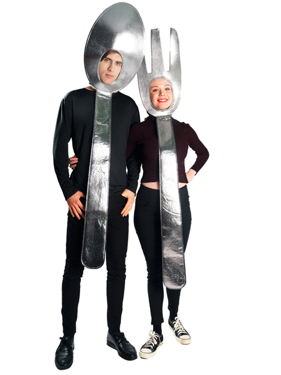 Couples Men And Women's Funny Tableware Costumes Makeup Dance Role-playing Costumes Stage Performance Costumes Cosplay Co
Couples Men And Women's Funny Tableware Costumes Makeup Dance Role-playing Costumes Stage Performance Costumes Cosplay Co