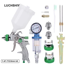 HVLP Professional Spray Gun Kit 1.4/1.7/2.0mm Nozzle Gravity Spray Gun Machine Car Painting Pneumatic Sand Blasting Gun Tool Set
HVLP Professional Spray Gun Kit 1.4/1.7/2.0mm Nozzle Gravity Spray Gun Machine Car Painting Pneumatic Sand Blasting Gun Tool Set
