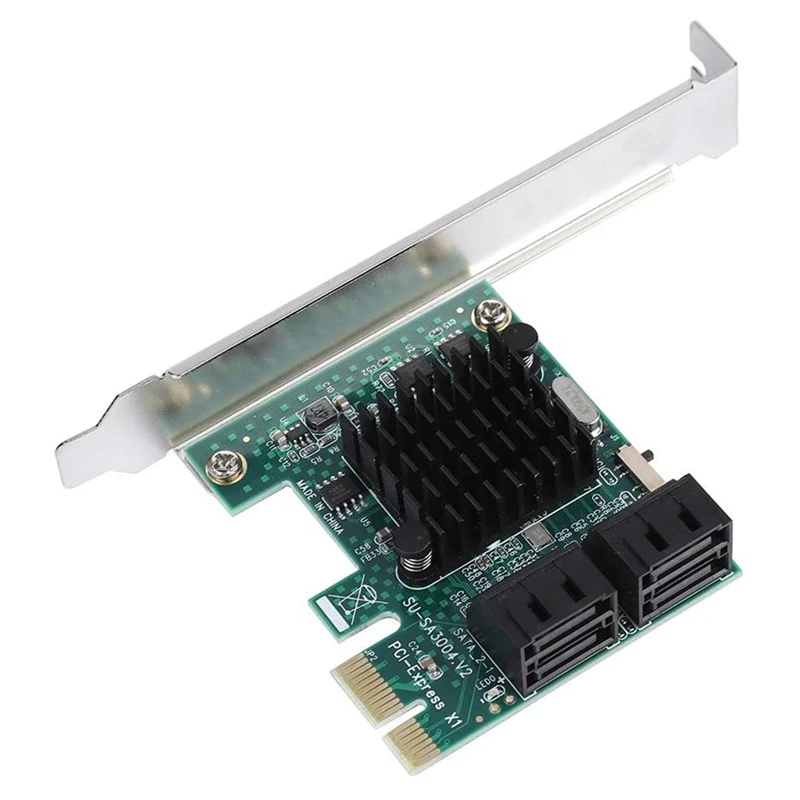 Плата расширения PCIE к SATA, Расширительная плата с 4 портами, 6 ГБ SATA, для Расширительных карт PCI
Плата расширения PCIE к SATA, Расширительная плата с 4 портами, 6 ГБ SATA, для Расширительных карт PCI