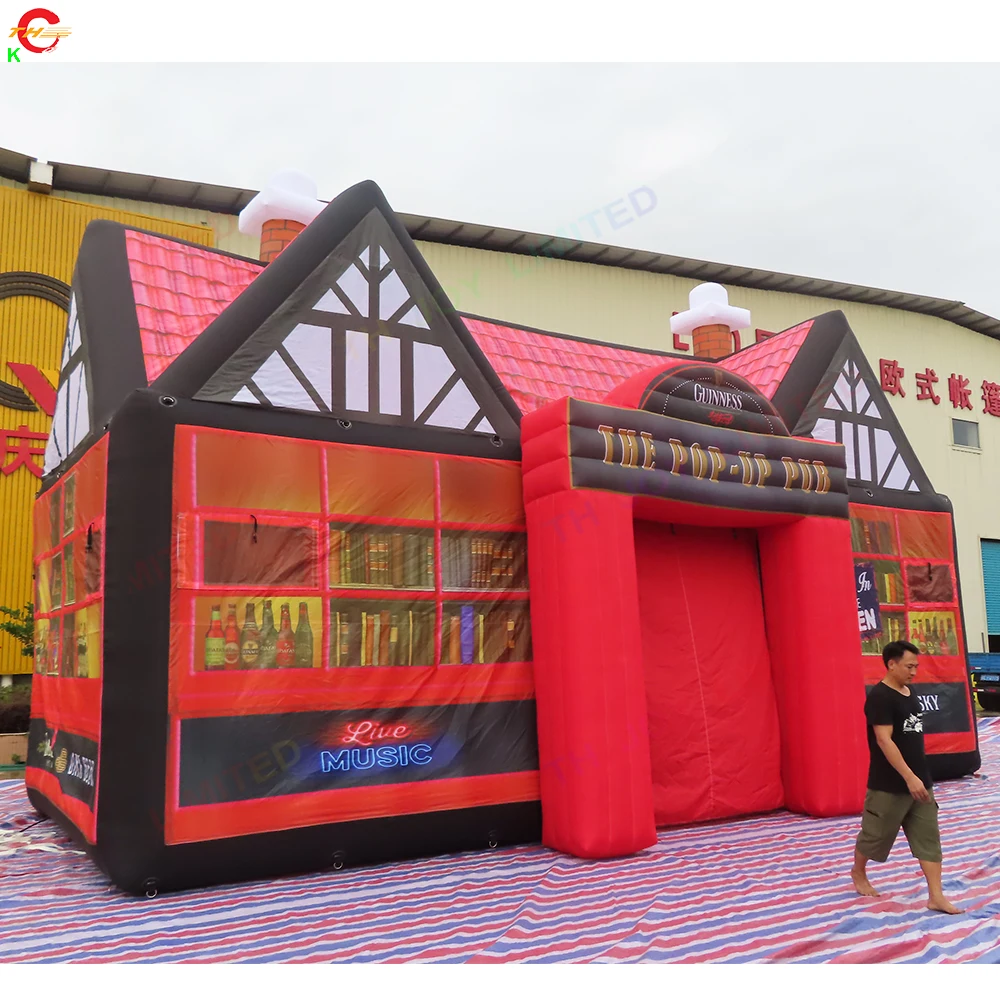 Free Shipping 10x5x5mH Giant Inflatable Irish Pub Tent Commercial Party Pub Tents for Sale
Free Shipping 10x5x5mH Giant Inflatable Irish Pub Tent Commercial Party Pub Tents for Sale