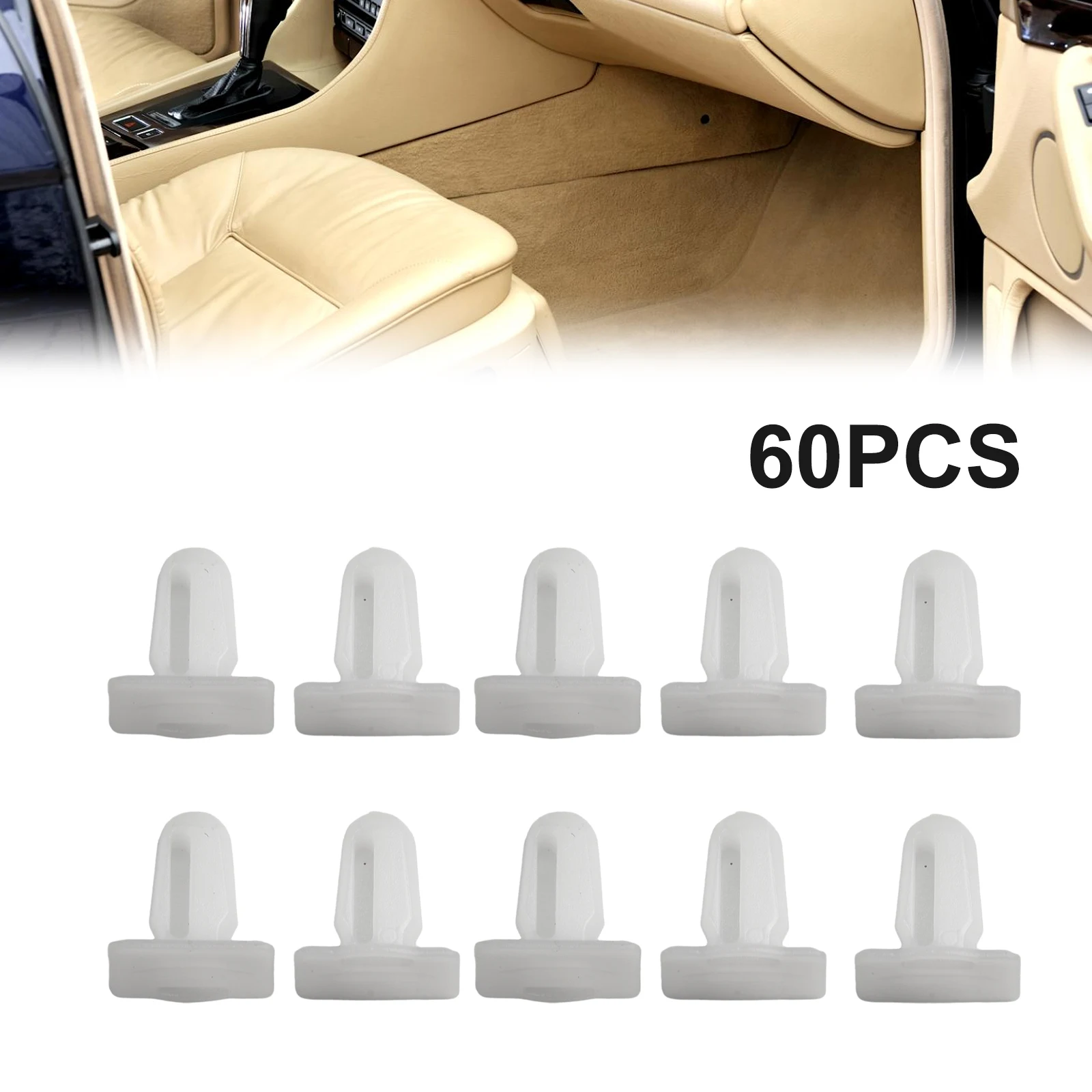 60 PCS Car Door Sill Kick Plate Strip Fastener Clip Plastic Clamp 51471840960 For BMW E30 E32 E34 E36 E39 E46 Z3 M3 M5 3 Series
60 PCS Car Door Sill Kick Plate Strip Fastener Clip Plastic Clamp 51471840960 For BMW E30 E32 E34 E36 E39 E46 Z3 M3 M5 3 Series