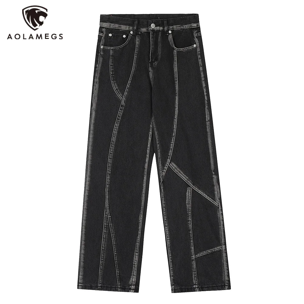 High Street Washed Denim Pants Irregular Patch Wide Leg Jeans Hip Hop Oversized Loose Casual Denim Trousers Men and Women Y2K
High Street Washed Denim Pants Irregular Patch Wide Leg Jeans Hip Hop Oversized Loose Casual Denim Trousers Men and Women Y2K