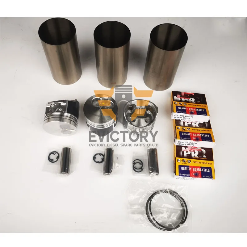 

For Thermo King engine TK3.76 TK376 overhaul rebuild kit + guide + valve 6PCS