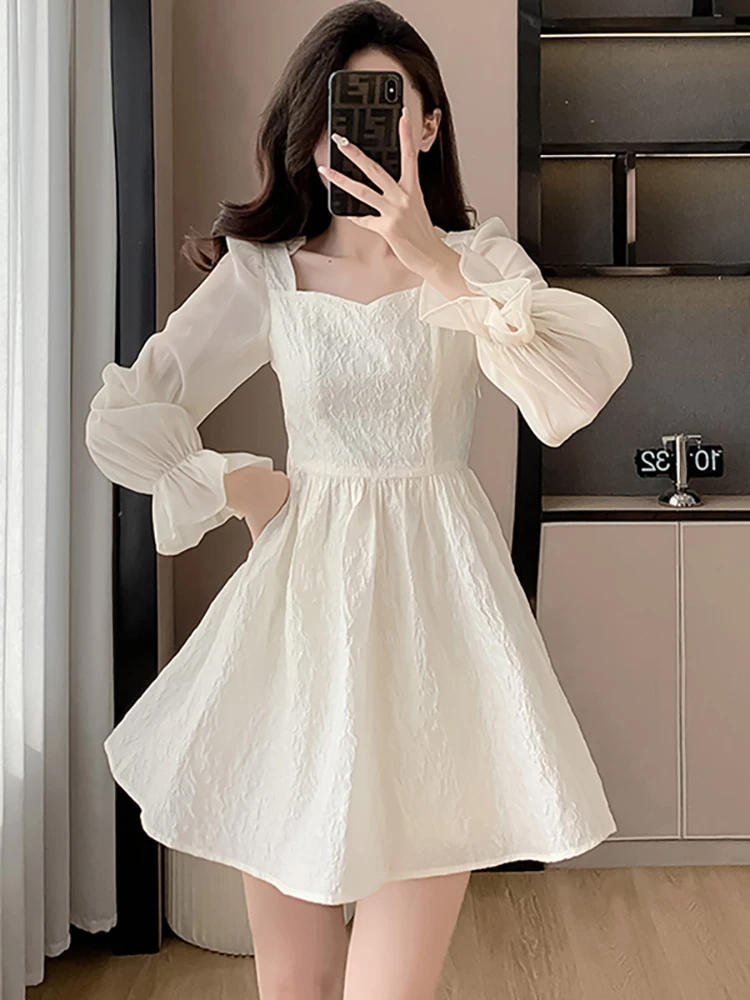 White Jacquard Chic Elegant Bow Hollow Out Sexy Mini Dress Women Spring Fashion Casual Dress 2024 Korean Bodycon One Piece Dress
White Jacquard Chic Elegant Bow Hollow Out Sexy Mini Dress Women Spring Fashion Casual Dress 2024 Korean Bodycon One Piece Dress