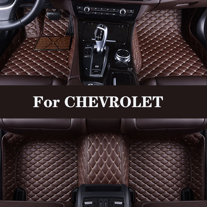 

Full Surround Custom Leather Car Floor Mat For CHEVROLET Malibu Monte Carlo Equinox Orlando Silverado 1500 2500 Sail Auto Parts