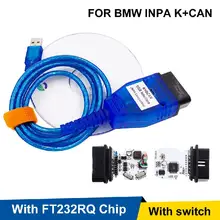 NEW Full Chip For BMW INPA K+CAN FT232RQ Chip USB Diagnostic Interface INPA Compatible with Switch for BMW Series Best Quality
NEW Full Chip For BMW INPA K+CAN FT232RQ Chip USB Diagnostic Interface INPA Compatible with Switch for BMW Series Best Quality
