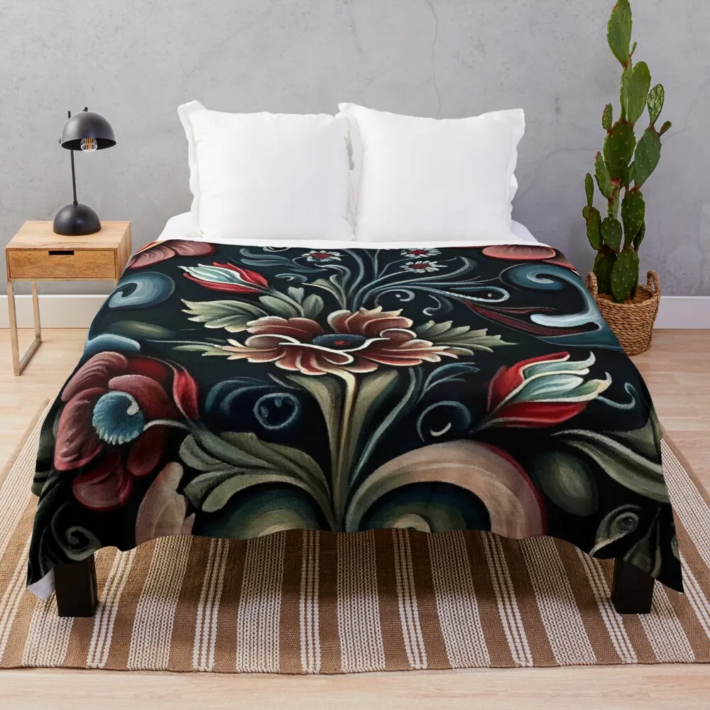 Norwegian Rosemaling-Oil On Canvas #10 Throw Blanket Cute warm winter Sleeping Bag Blankets
Norwegian Rosemaling-Oil On Canvas #10 Throw Blanket Cute warm winter Sleeping Bag Blankets
