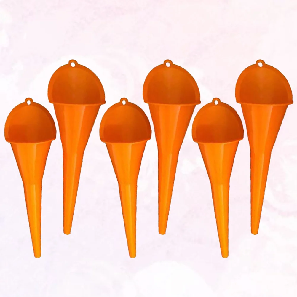 6 Pcs Oil Gas Lubricants Fluids Funnel Funnels for Automotive Use Motorcycle Multifunction Long Mouth 
6 Pcs Oil Gas Lubricants Fluids Funnel Funnels for Automotive Use Motorcycle Multifunction Long Mouth