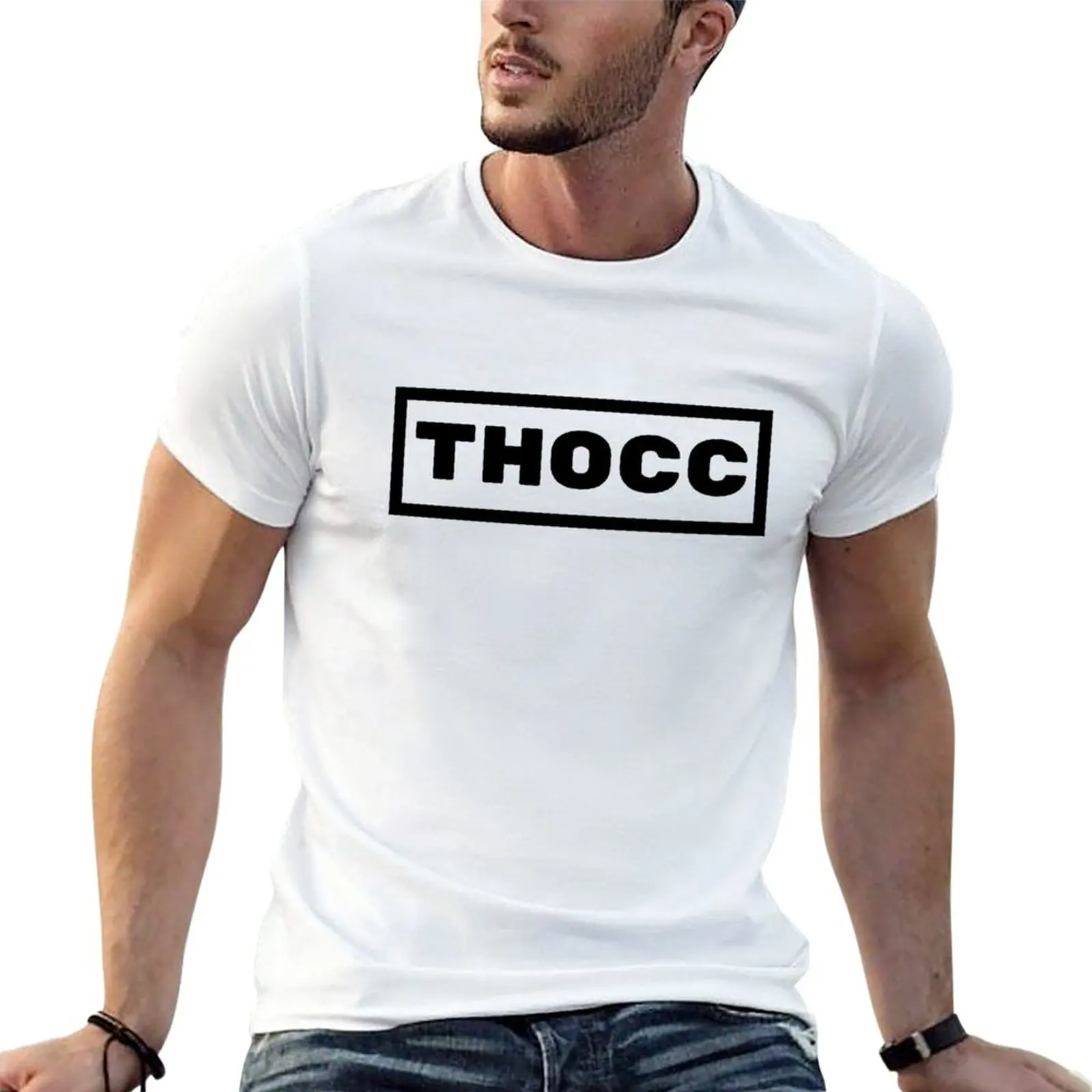 

Механическая клавиатура, серая футболка с рисунком thocc, Симпатичные топы, мужская одежда