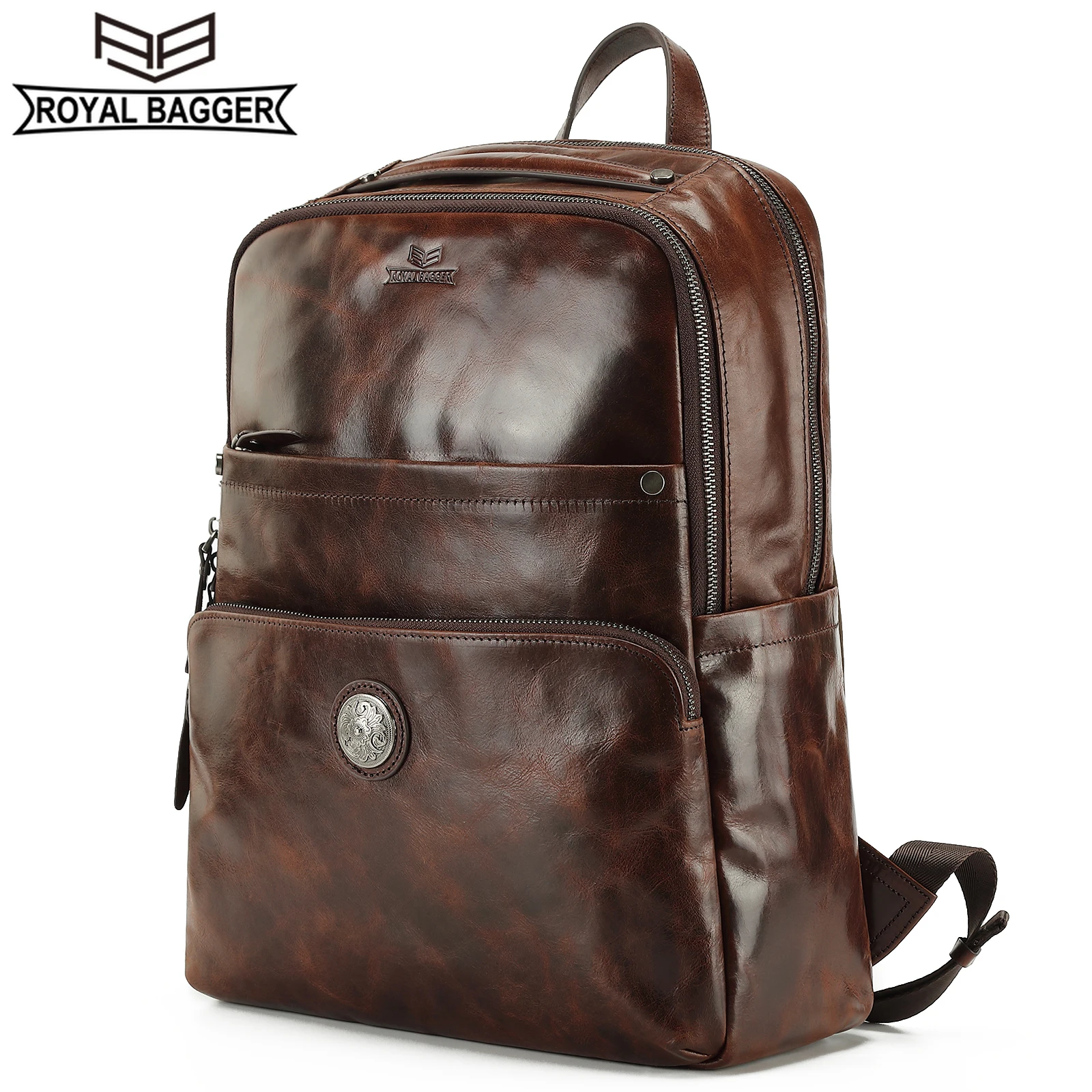 Oil Wax Leather Men Backpack Genuine Cowhide Business Laptop Computer Backpacks Breathable Perspiration Back Shoulder Bag Male
Oil Wax Leather Men Backpack Genuine Cowhide Business Laptop Computer Backpacks Breathable Perspiration Back Shoulder Bag Male