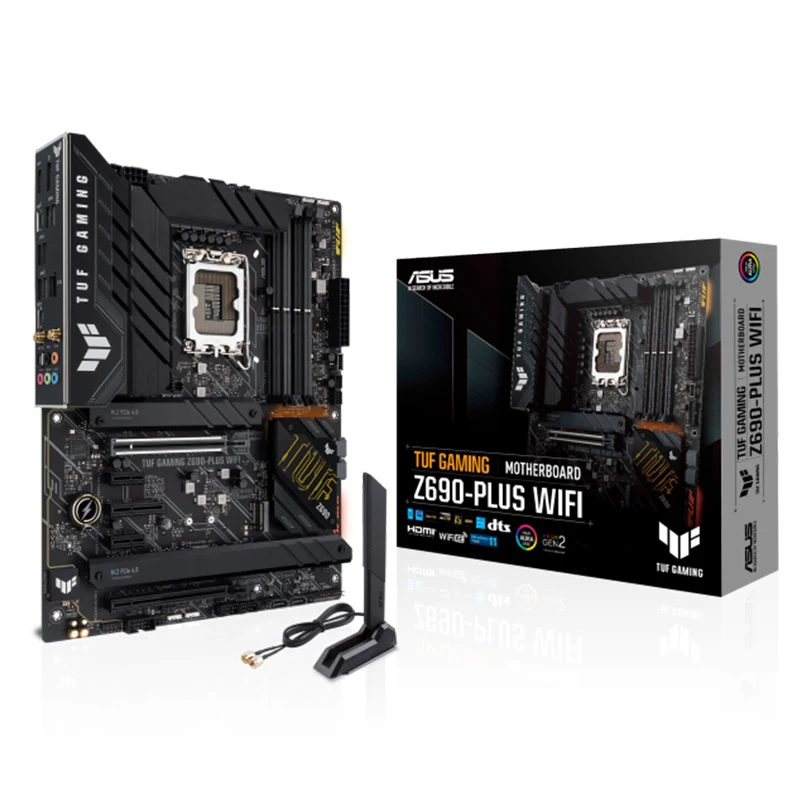

NEW For Asus TUF GAMING Z690-PLUS WIFI D5 Original Desktop For Intel Z690 DDR5 Motherboard LGA 1700 Support 12900KF 12700K 12400