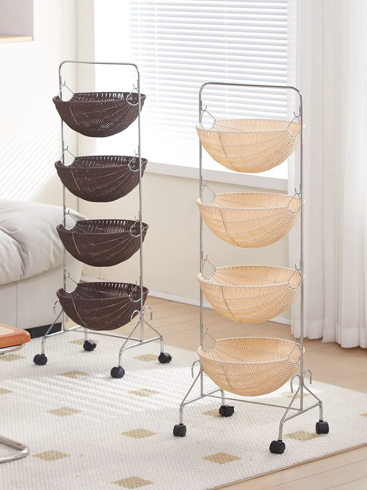 Nordic Movable Storage Rack Multi-layer Large Capacity Storage Organizer Household Iron Floor Standing Shelf Home Furniture
Nordic Movable Storage Rack Multi-layer Large Capacity Storage Organizer Household Iron Floor Standing Shelf Home Furniture