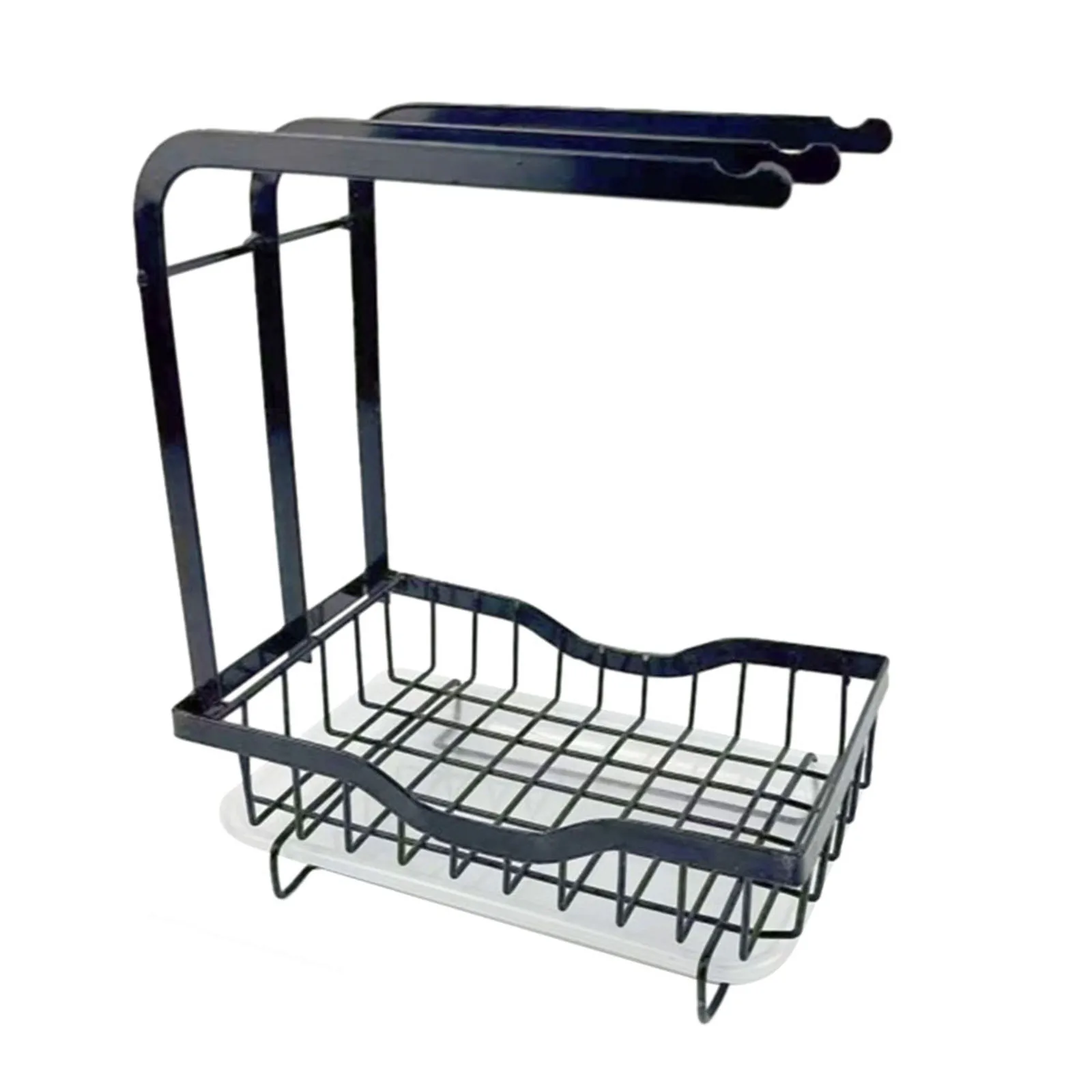 2 Colors Sponge Holder Sink Drain Rack With Rag Pole Drain Tray For Kitchen Organization Wall-mounted Drain Rack Kitchen Storage
2 Colors Sponge Holder Sink Drain Rack With Rag Pole Drain Tray For Kitchen Organization Wall-mounted Drain Rack Kitchen Storage