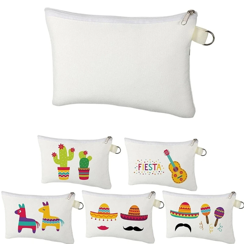 5Pcs White Sublimation Blank Cosmetic Bag DIY Heat Transfer Makeup Zipper Toiletry Pouch School Student Stationery Pencil Bag
5Pcs White Sublimation Blank Cosmetic Bag DIY Heat Transfer Makeup Zipper Toiletry Pouch School Student Stationery Pencil Bag