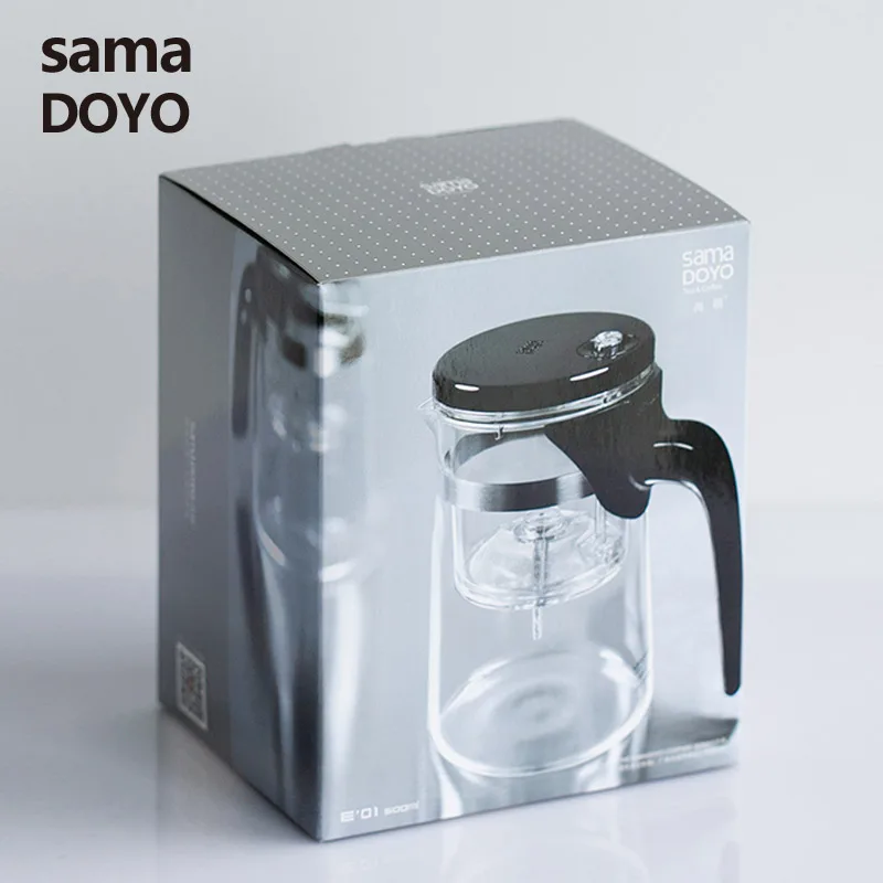 Samadoyo E-01 высококачественный чайник Gongfu и кружка 500 мл, стеклянный чайник, чашка для чая SAMA Art
Samadoyo E-01 высококачественный чайник Gongfu и кружка 500 мл, стеклянный чайник, чашка для чая SAMA Art