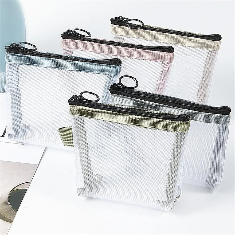 Transparent Mesh Makeup Toiletry Wash Bag Women Travel Cosmetic Bag Casual Zipper Toiletries Organizer Pouch Make Up Storage Bag
Transparent Mesh Makeup Toiletry Wash Bag Women Travel Cosmetic Bag Casual Zipper Toiletries Organizer Pouch Make Up Storage Bag