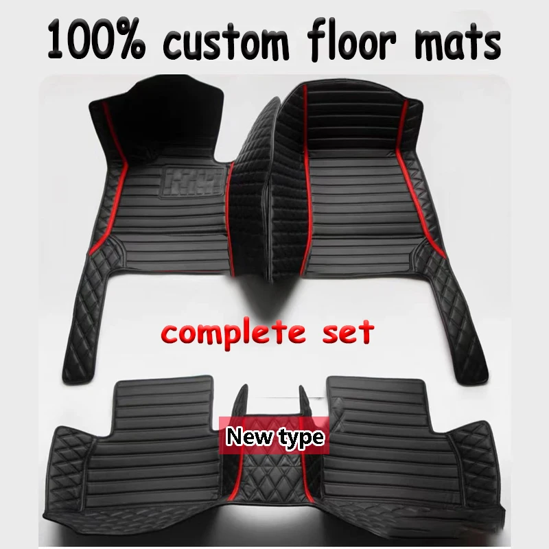 

Car floor mats for AUDI Q7 (Seven seats) 2016 2017 2018 2019 Custom auto foot Pads automobile carpet cover