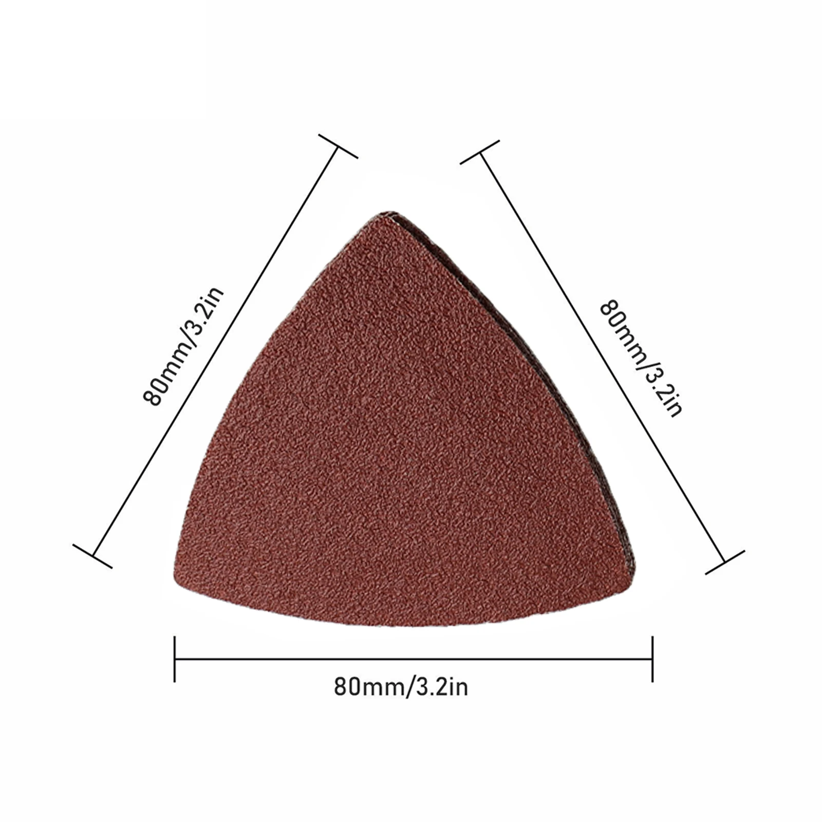 30pcs Triangle Sandpaper Sanding Disc Hook & Loop Oscillating Multi Tool Sand Paper Sanding Pad 320 80*80*80mm 180
30pcs Triangle Sandpaper Sanding Disc Hook & Loop Oscillating Multi Tool Sand Paper Sanding Pad 320 80*80*80mm 180
