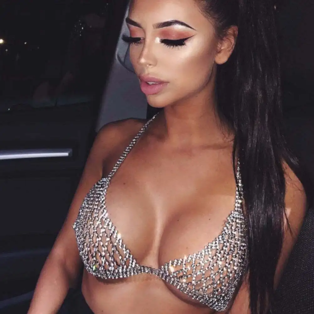 Rhinestone Bra Top Rave Body Chain Sexy Bralette Rave Bra Body Chain Crystal Bra
Rhinestone Bra Top Rave Body Chain Sexy Bralette Rave Bra Body Chain Crystal Bra