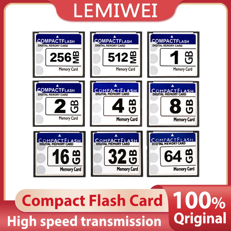 

Real Capacity Memory Card 256MB 512MB 1GB 2GB 4GB 8GB 16GB 32GB 64GB CF Card 128GB Compact Flash Card Free Shipping