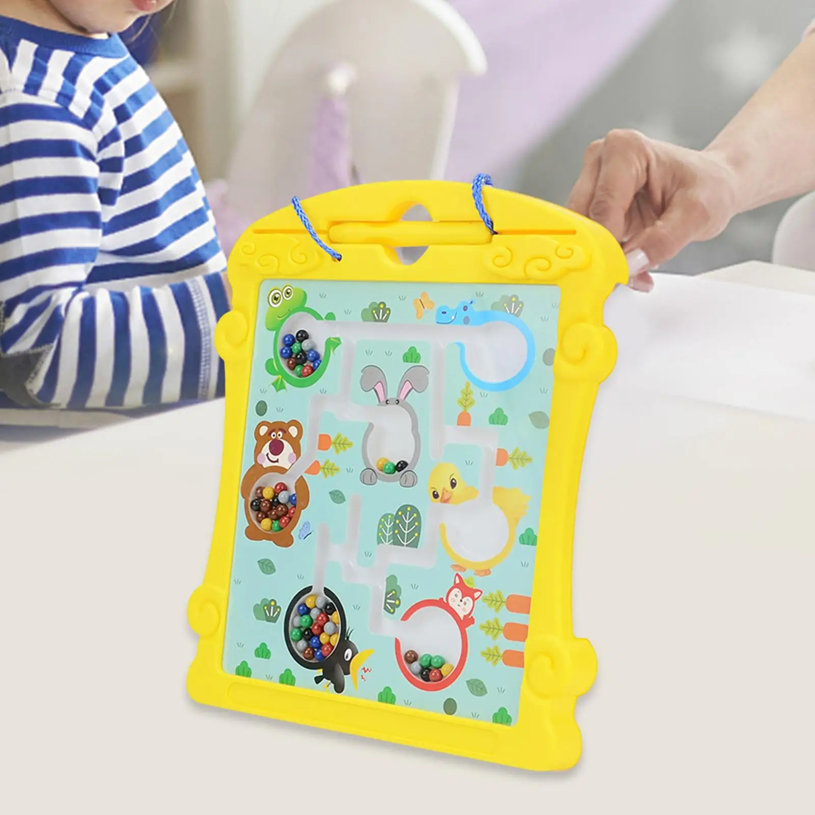 

Магнитный Лабиринт для сортировки цветов, обучающий материал, развивающая игрушка Монтессори, обучающая игрушка для детей и детского сада