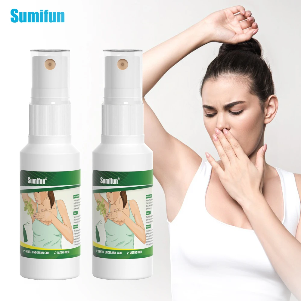 

1/2/3Pcs Sumifun Body Odor Removal Spray Underarm Sweat Smells Bromhidrosis Cream Deodorant Fresh Air Lasting Skin Care Plaster