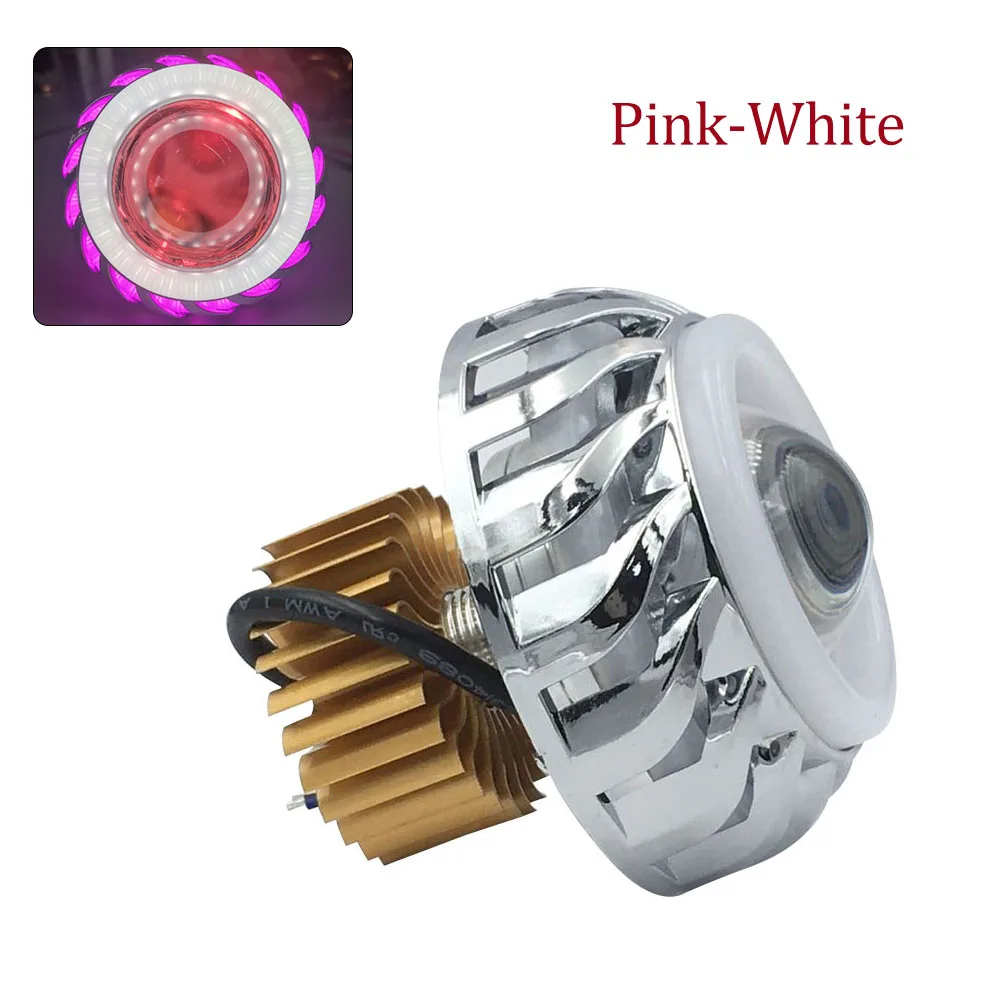 Hot sale 1pcs Motorcycle LED Headlight Angel Eye Headlamp Lens High/Low Beam 12-80V 1200LM DRL Projector Light for Scooter
Hot sale 1pcs Motorcycle LED Headlight Angel Eye Headlamp Lens High/Low Beam 12-80V 1200LM DRL Projector Light for Scooter