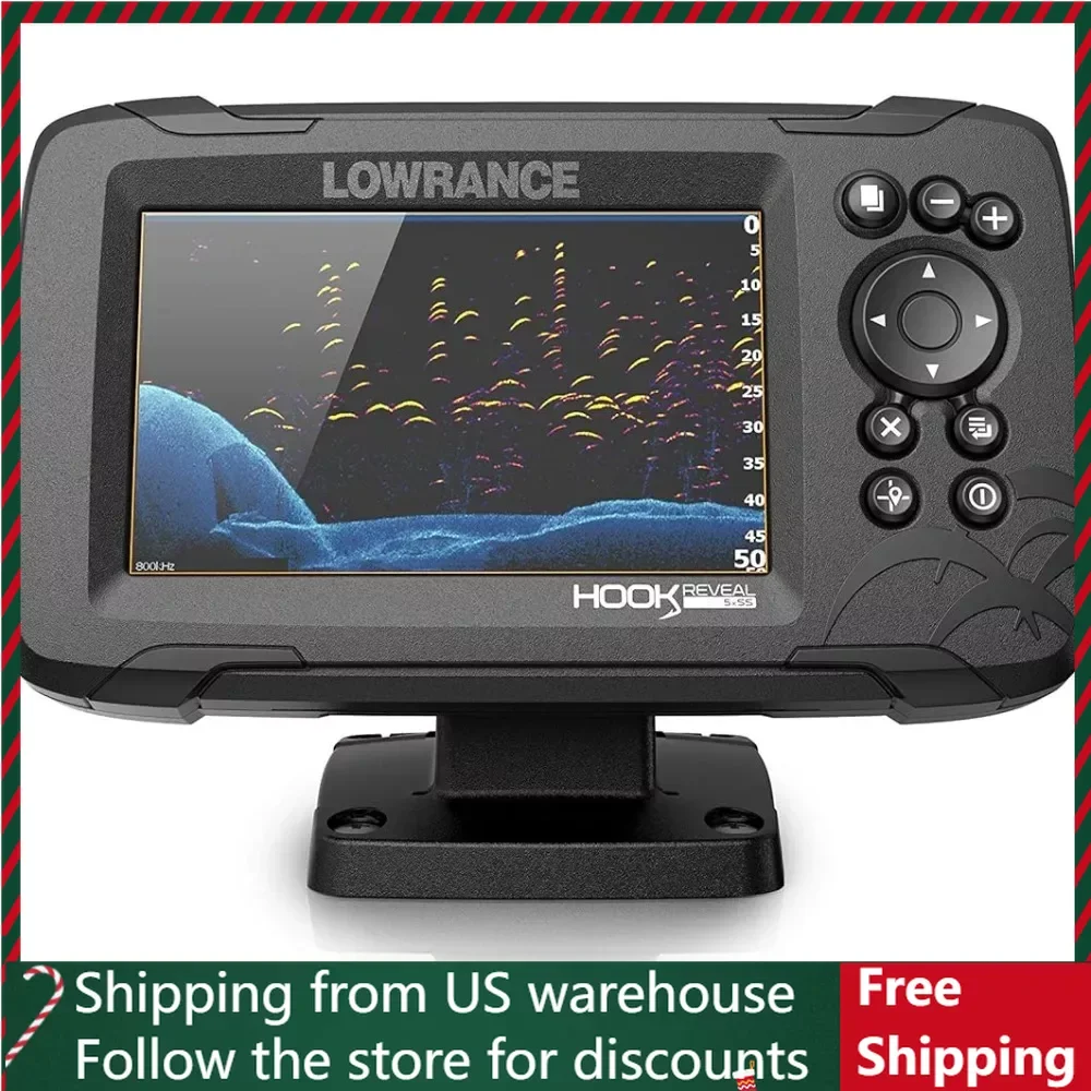 Hook Reveal 5 Inch Fish Finders with Transducer, Plus Optional Preloaded Maps
Hook Reveal 5 Inch Fish Finders with Transducer, Plus Optional Preloaded Maps