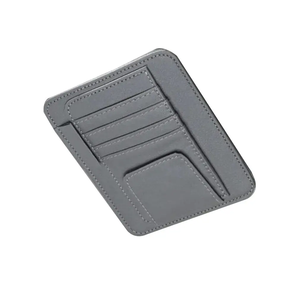 Practical Car Sun Visor Storage Durable PU Sunglasses Holder Space saving Design Universal Fitment Black/Beige/Gray
Practical Car Sun Visor Storage Durable PU Sunglasses Holder Space saving Design Universal Fitment Black/Beige/Gray