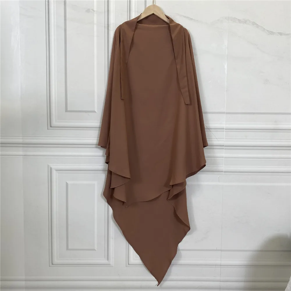 

ИД Рамадан длинная хиджаб для женщин хиджаб без рукавов топы мусульманская молитвенная одежда абайя Niqab головной платок Арабская Паранджа Исламская одежда