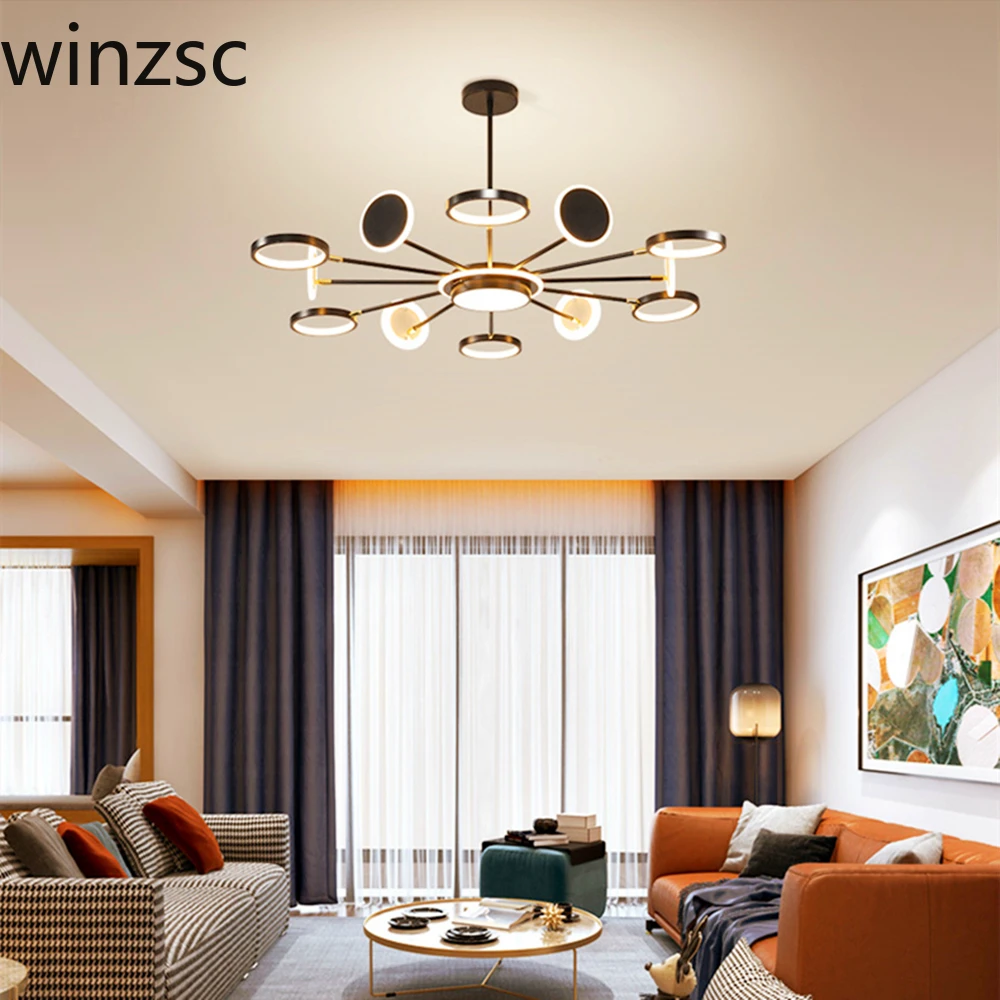 Modern Led Ceiling Sputnik Chandelier Live Room Decoration Black Gold Luxury Lampara Kitchen Island Pendant Light Bedroom Decor
Modern Led Ceiling Sputnik Chandelier Live Room Decoration Black Gold Luxury Lampara Kitchen Island Pendant Light Bedroom Decor