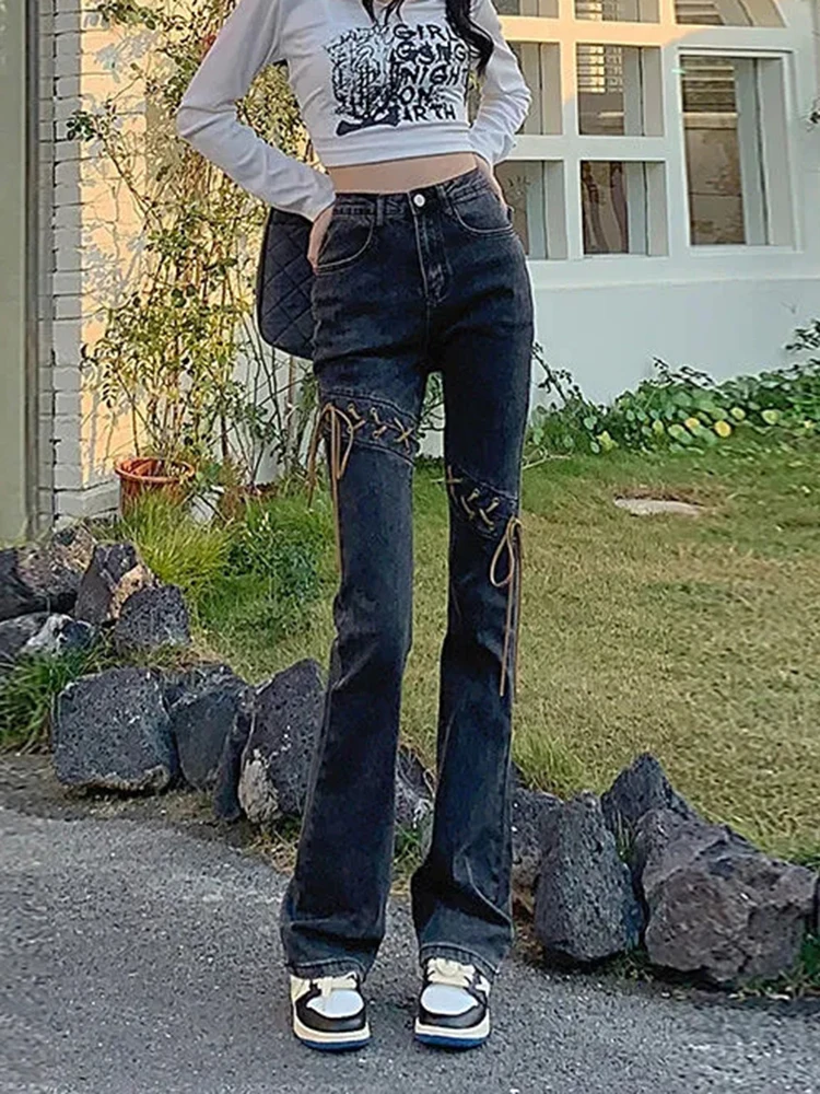 Jmprs High Waist Women Jeans Fashion Bandage Skinny Pencil Denim Pants Korean Slim All Match Female Blue Jean New
Jmprs High Waist Women Jeans Fashion Bandage Skinny Pencil Denim Pants Korean Slim All Match Female Blue Jean New