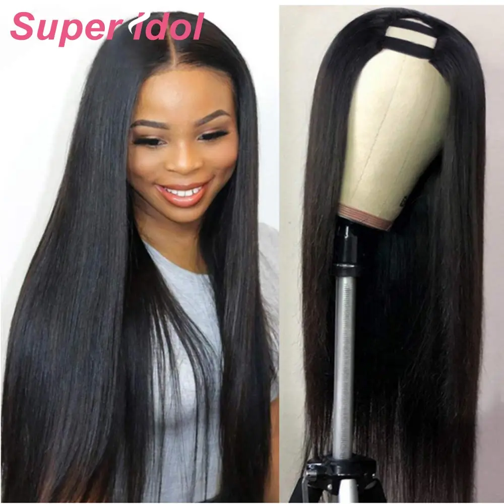 Straight U Part Wig Brazilian Virgin Hair Glueless Human Hair U part Wigs Glueless Middle U Shape Wigs For Black Women 8-32 Inch
Straight U Part Wig Brazilian Virgin Hair Glueless Human Hair U part Wigs Glueless Middle U Shape Wigs For Black Women 8-32 Inch