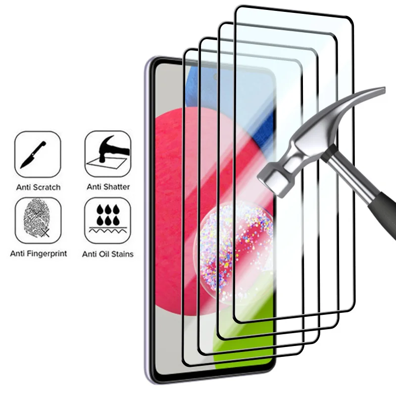 4PCS Tempered Glass for Samsung Galaxy A73 A23 A53 A33 A12 A53 5g A13 Screen protector for Samsung A52 A72 A41 A32 A21s 5g A52
4PCS Tempered Glass for Samsung Galaxy A73 A23 A53 A33 A12 A53 5g A13 Screen protector for Samsung A52 A72 A41 A32 A21s 5g A52