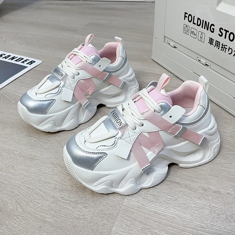 High Appearance Level Thick-soled Increase Show Foot Small Lace-up All Comfortable Non-slip Matching Color Sports Women's Shoes
High Appearance Level Thick-soled Increase Show Foot Small Lace-up All Comfortable Non-slip Matching Color Sports Women's Shoes