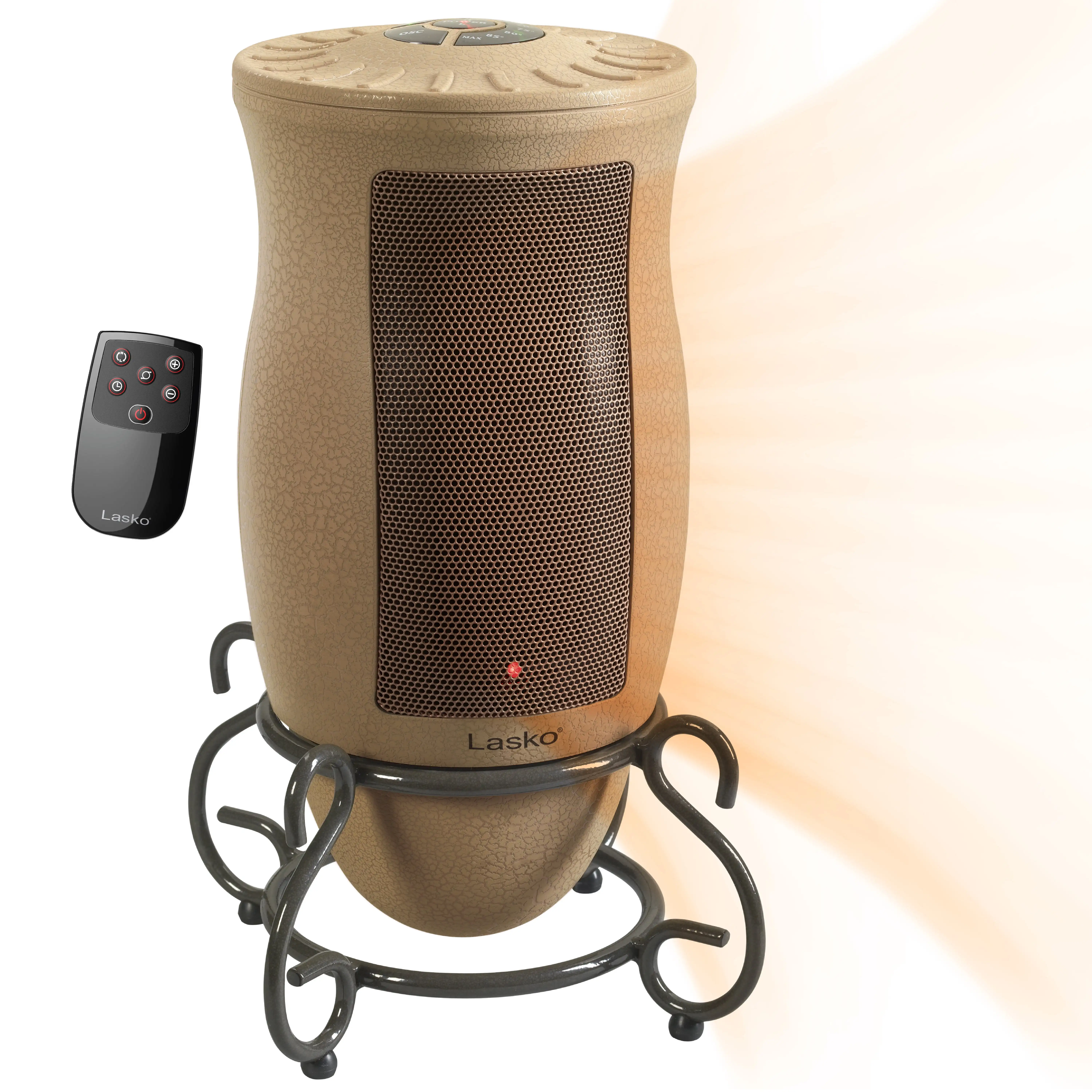 Lasko 1500W Designer Series Ceramic Electric Space Heater with Remote, 6435, Beige, New
Lasko 1500W Designer Series Ceramic Electric Space Heater with Remote, 6435, Beige, New
